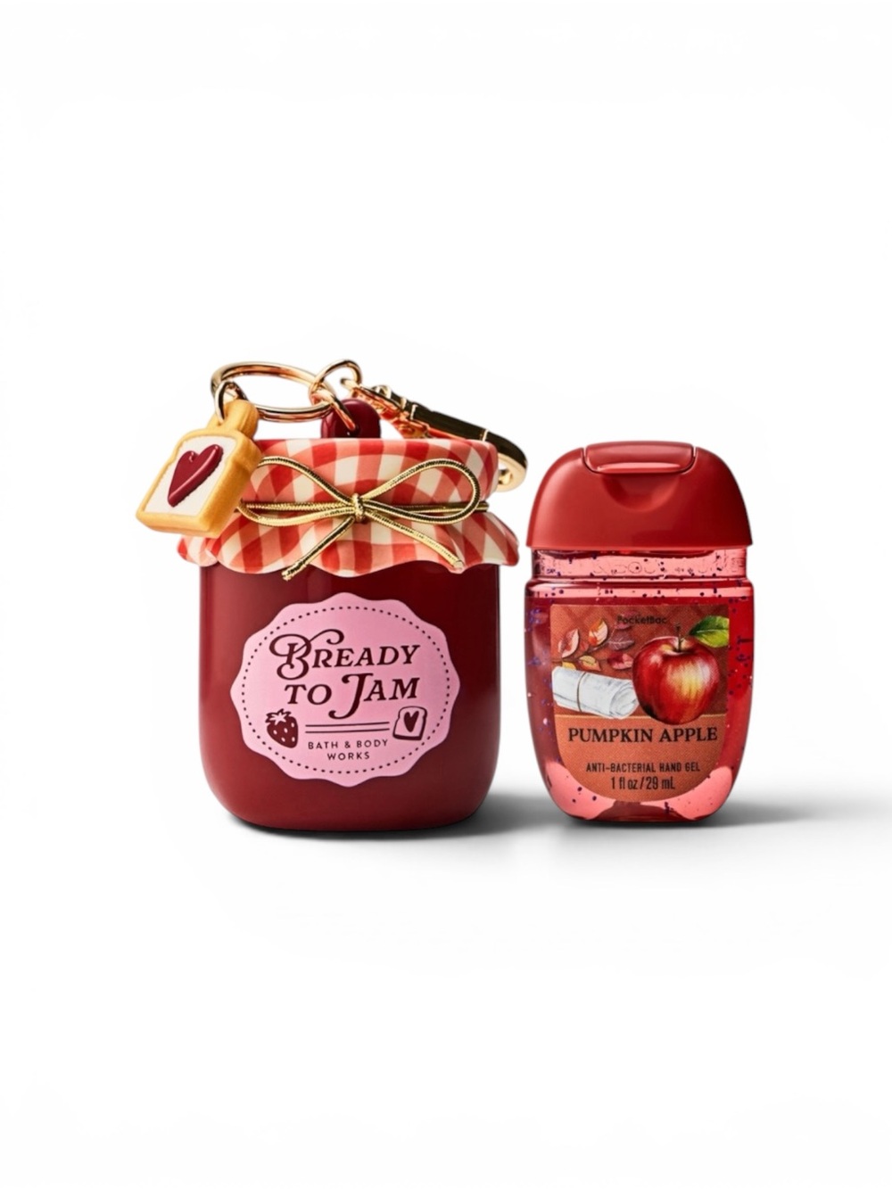 Bath & Body Works BREADY to Jam PocketBac Holder + Pumpkin Apple PocketBac Set